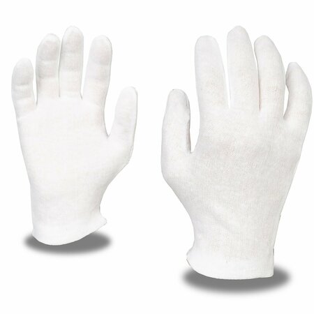 CORDOVA Inspectors, Lisle, Medium Weight, Blend Gloves, L, 12PK 1120L